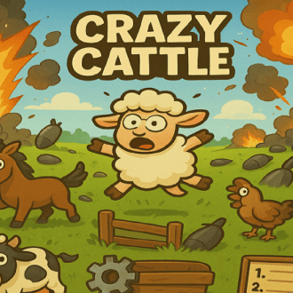 Play Crazy Cow 3D - Game Thumbnail